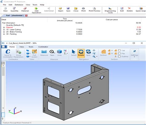 quoting software for metal fabrication|sheet metal part cost calculator.